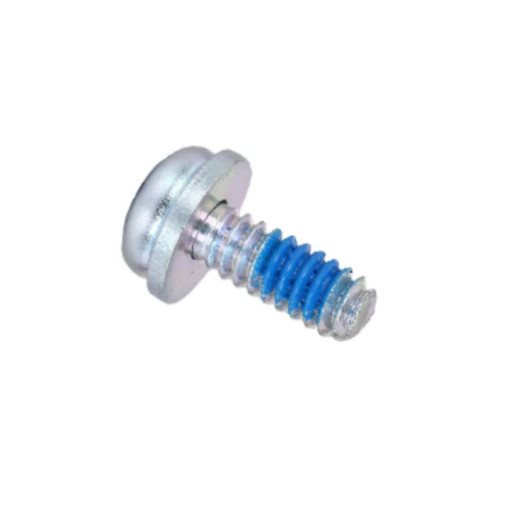 Pre-coated flanged pan head scr